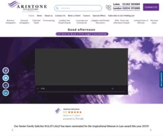 Aristonesolicitors.co.uk(Solicitors in Luton) Screenshot