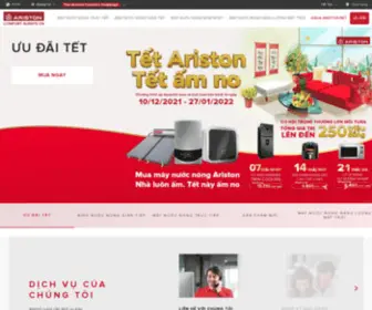 Aristonheating.vn(Ariston Thermo Vietnam) Screenshot