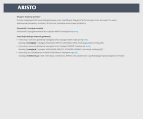 Aristo.pl(Główna) Screenshot