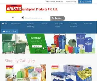 Aristoplast.com(Crates,Houseware,Industrial Plastic Products Manufacturer Supplier) Screenshot