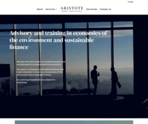 Aristote.eu(Cabinet de conseil et organisme de formation en finance durable) Screenshot