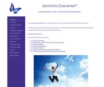 Aristotecoaching.com(équipe) Screenshot