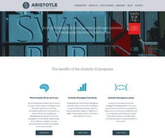 Aristotle-EI.com(Emotional Intelligence Programs) Screenshot