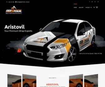 Aristovil.com.au(Your Experts at Signs and Wraps) Screenshot