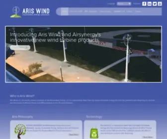 Ariswind.com(Aris Renewable Energy) Screenshot