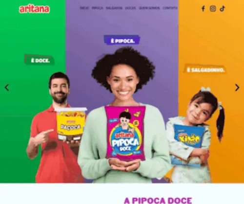 Aritana.com.br(É pipoca) Screenshot