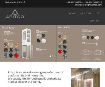 Aritcoindia.in(ARTICO LIFT) Screenshot