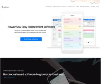 Arithon.com(Recruitment Software) Screenshot
