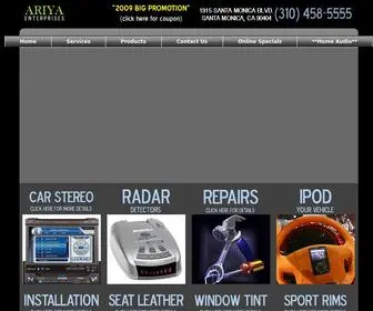 Ariyaenterprises.com(Ariya Enterprises) Screenshot