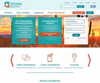 Arizbank.com(Arizona Bank & Trust) Screenshot