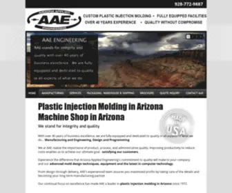 Arizonaapplied.com(Plastic Injection Molding Company in Arizona) Screenshot