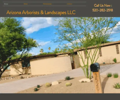 Arizonaarboristslandscapes.com(Arizona Arborists & Landscapes LLC) Screenshot