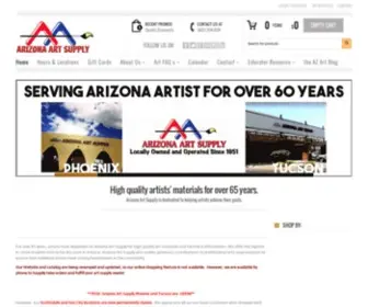 Arizonaartsupply.com(Arizona Art Supply Store) Screenshot