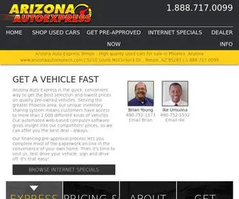 Arizonaautoexpress.com(Arizona Auto Express) Screenshot