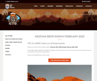 Arizonabeerweek.com(Arizona Craft Brewers Guild) Screenshot