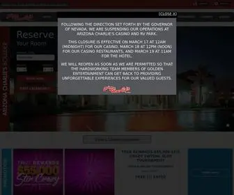 Arizonacharliesboulder.com(Hotel) Screenshot