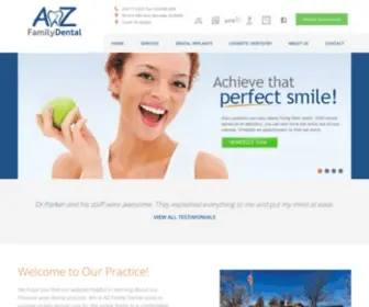 Arizonafamilydental.com(Family Dentist in Glendale Arizona) Screenshot