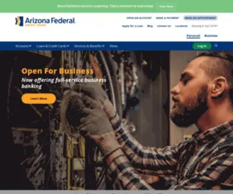 Arizonafederal.org(Arizona Financial Credit Union) Screenshot