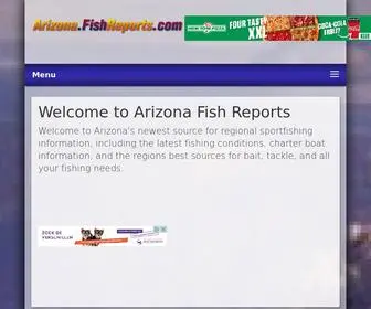 Arizonafishreports.com(Arizona Fish Reports) Screenshot