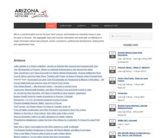 Arizonafoodservicenetwork.com(The Arizona Food Service Network connects all people) Screenshot