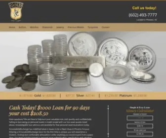 Arizonagoldexchange.com(Arizona Gold Exchange) Screenshot