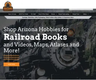 Arizonahobbies.com(Railroad Books) Screenshot