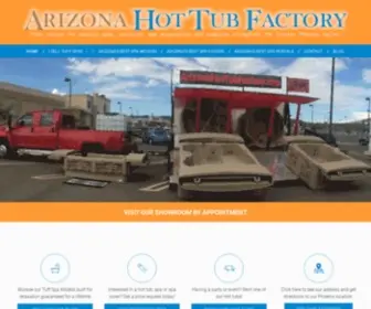 Arizonahottubfactory.com(Arizona Spa Factory) Screenshot