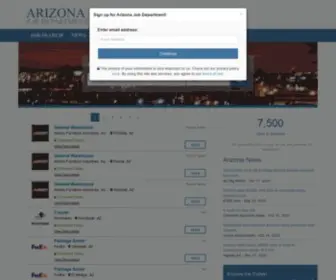 Arizonajobdepartment.com(Arizona Job Department) Screenshot