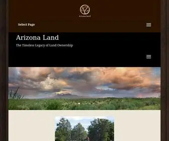 Arizonaland.com(Arizona Land for Sale) Screenshot