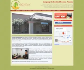 Arizonalanguageinstitute.com(Language School in Phoenix) Screenshot