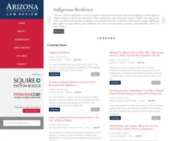 Arizonalawreview.org(Arizona Law Review) Screenshot