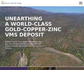 Arizonametalscorp.com(Arizona Metals Corp) Screenshot