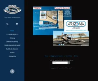 Arizonamodels.com(Arizona Aircraft Replicas) Screenshot