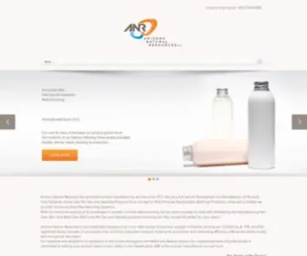 Arizonanaturalresources.com(Arizona Natural Resources has been in the contract manufacturing business since 1972. ANR) Screenshot