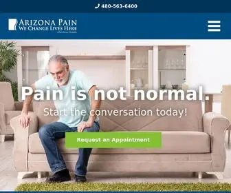 Arizonapain.com(Arizona Pain) Screenshot