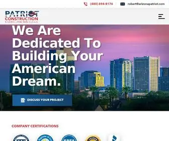 Arizonapatriot.com(General Construction Contracting Company AZ) Screenshot