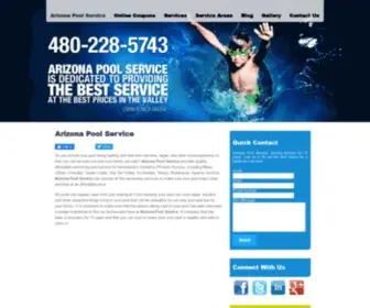 Arizonapoolservice.com(Pool Service) Screenshot