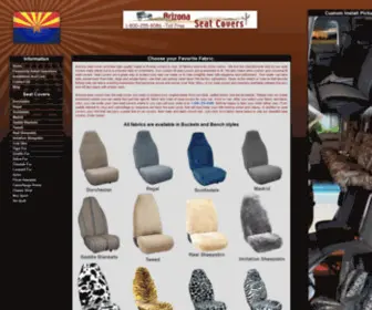 Arizonaseatcovers.com(Arizona Seat Covers) Screenshot