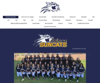 Arizonasuncats.com(Arizona Suncats girls Fastpitch Softball Organization was formed in 2010 and) Screenshot