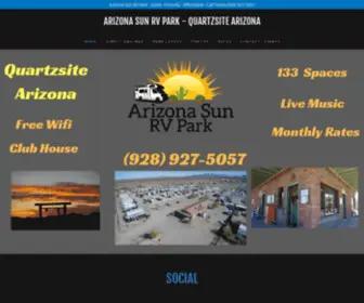 Arizonasunrv.com(Arizona Sun RV Park) Screenshot