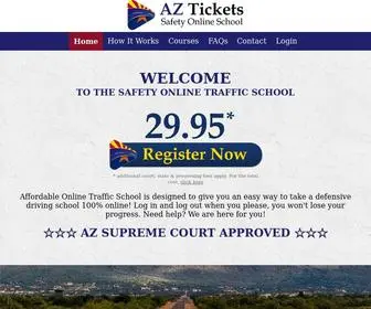 Arizonaticket.org(AZ Online Traffic School) Screenshot