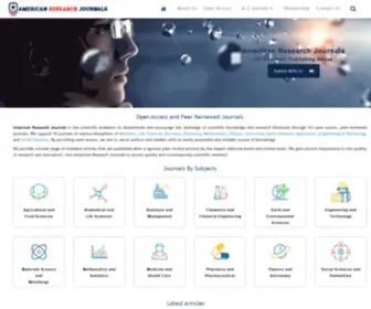 Arjonline.org(ARJ American Research Journals) Screenshot