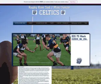ARJRS.com(Rugby Junior Rive Sud South Shore) Screenshot