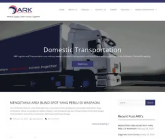 ARK-Logistics.co.id(ARK Logistics & Transportation) Screenshot