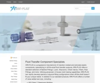 ARK-Plas.com(Plastic Component Manufacturing) Screenshot