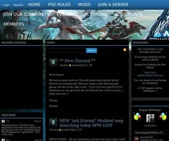 ARK-YGGdrasil.com(Yggdrasil Ark Community Server Website) Screenshot