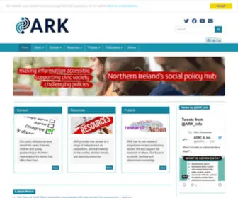 ARK.ac.uk(Access Research Knowledge) Screenshot