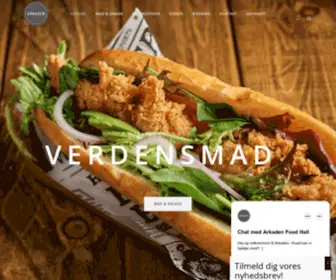 Arkadenodense.dk(Arkaden Food Hall) Screenshot