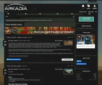 Arkadiaforum.com(Official Forum for Planet Arkadia) Screenshot