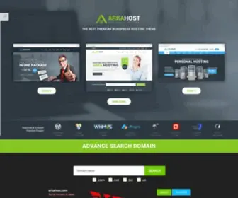 Arkahost.com(The Best Wordpress Hosting Theme) Screenshot